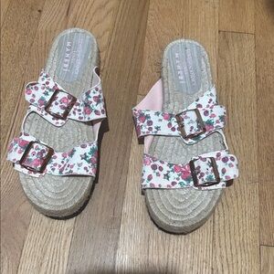 LOVESHACKFANCY x MANEBI espadrille sandals